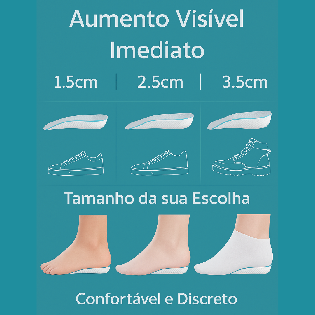 Palmilha de Aumento de Altura ElevaMáx